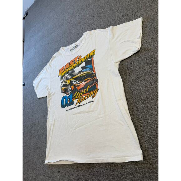 Fast & Furious 01 White Street Racing Graphic T-Shirt Men Large - Picture 8 of 11